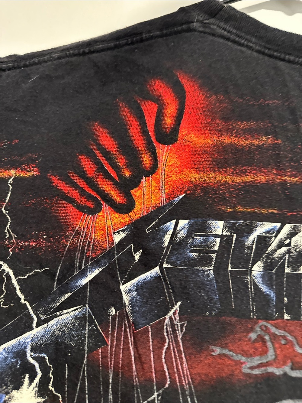 VTG ‘91 Metallica Sz:XL Brockum AOP First Five Albums Single Stitch Band Tee. - Picture 12 of 16